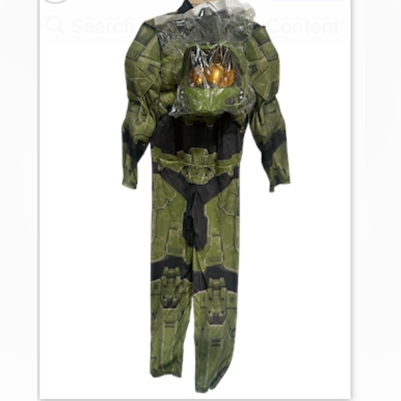 HALO Infinite Master Chief 117 Deluxe quilted Halloween Costume Size-various - Picture 3 of 11
